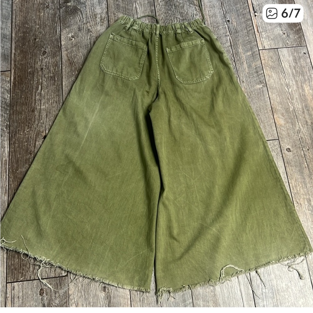 We The Free Clover Pull-On Pants — Olive Green